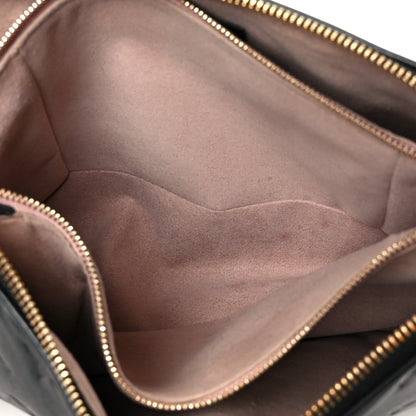 Lambskin Embossed Monogram Coussin PM Black