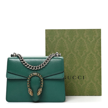 Calfskin Mini Dionysus Shoulder Bag Emerald