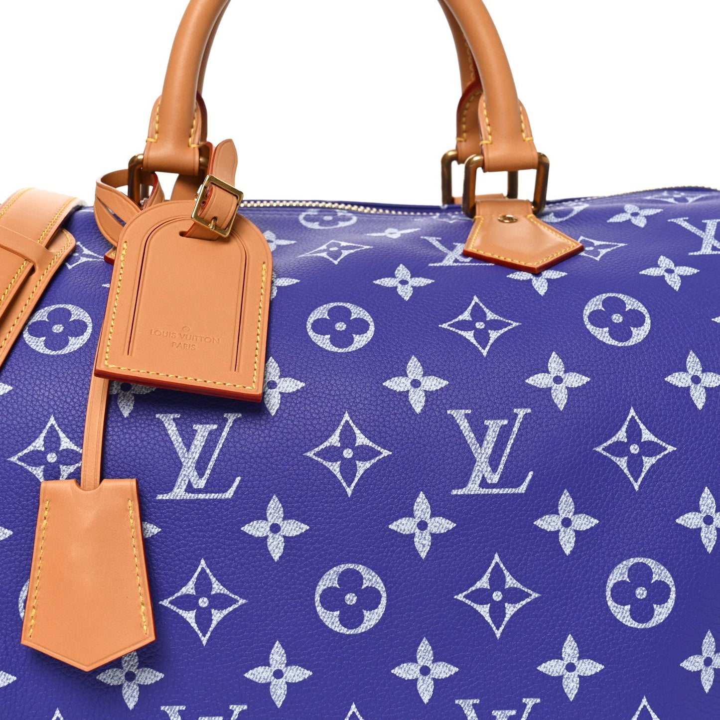 Calfskin Monogram Speedy P9 Bandouliere 40 Amethyst