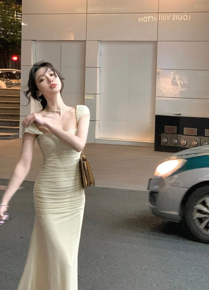 New Fashion Chiffon Evening Party Dress Bodycon Prom Dress SH1257