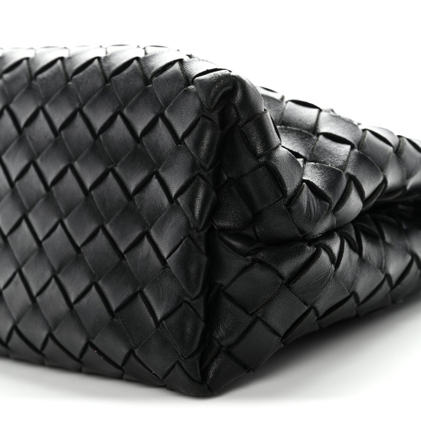 Nappa Intrecciato Small Andiamo Shoulder Bag Black