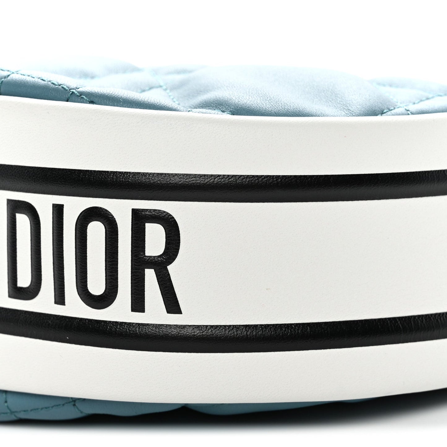 Lambskin Cannage Small Dior Vibe Hobo Bag Cloud Blue