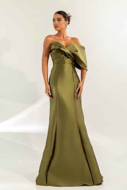 One Shoulder Long Prom Dress