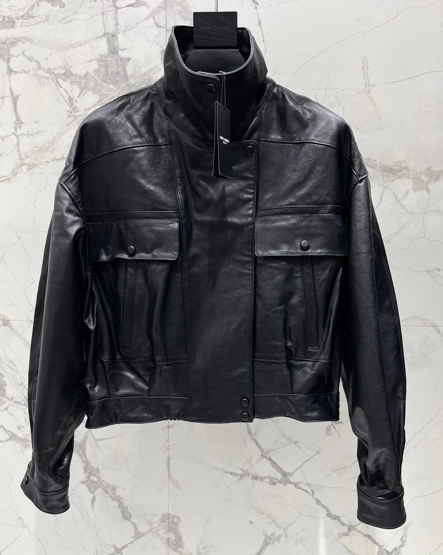 YSL 25S LEATHER JACKET STYLE 169
