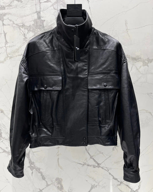 YSL 25S LEATHER JACKET STYLE 169