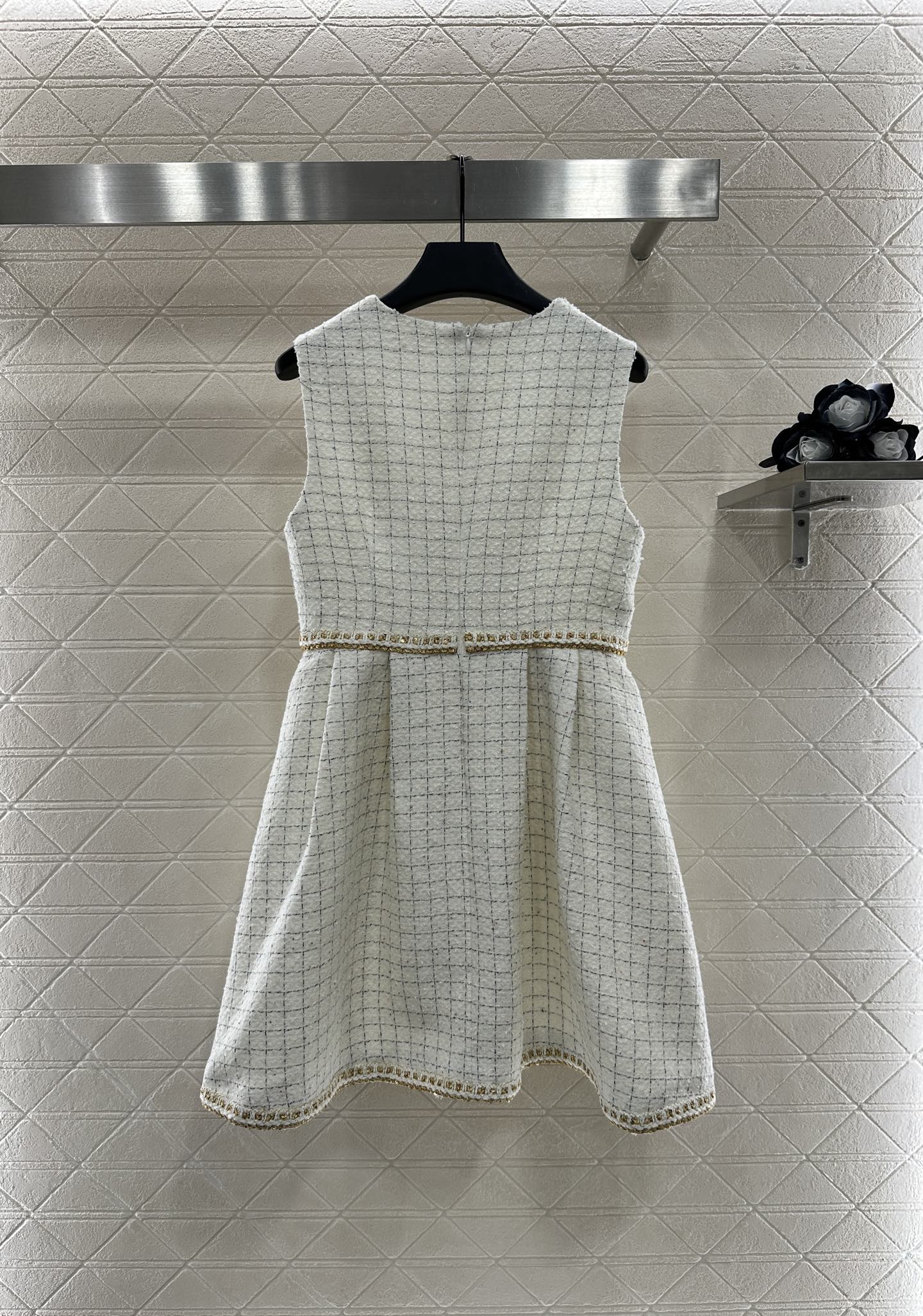 CHANEL BRAIDED HEM VEST SKIRT STYLE 287