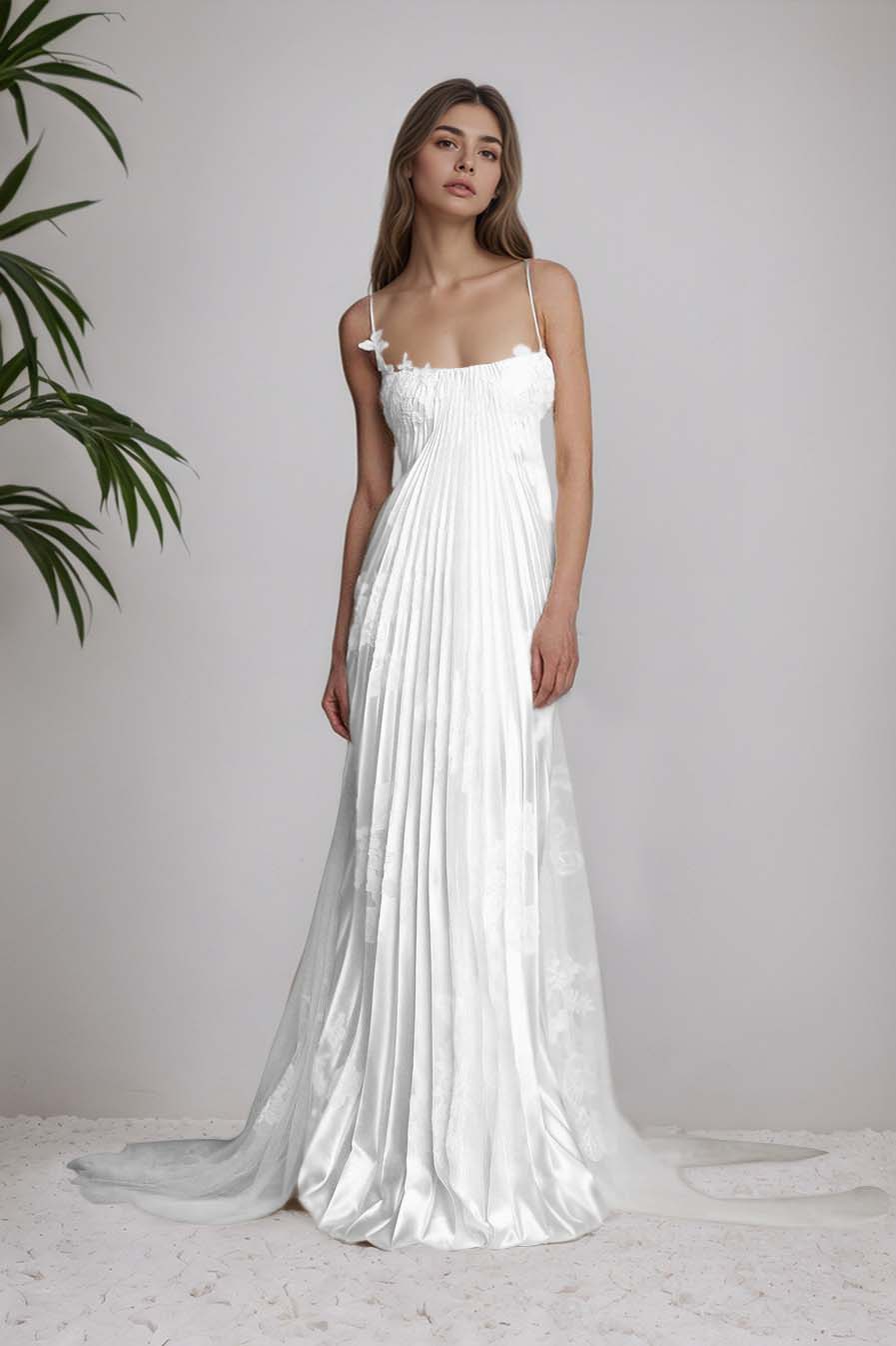 Fashion Chic Spaghetti Straps Prom Dress