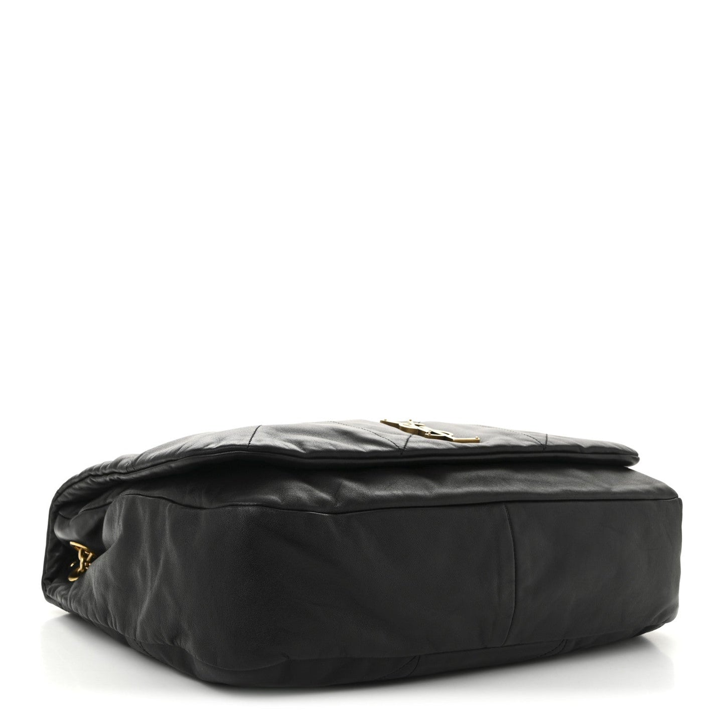Lambskin Matelasse Monogram Large Jamie 4.3 Black