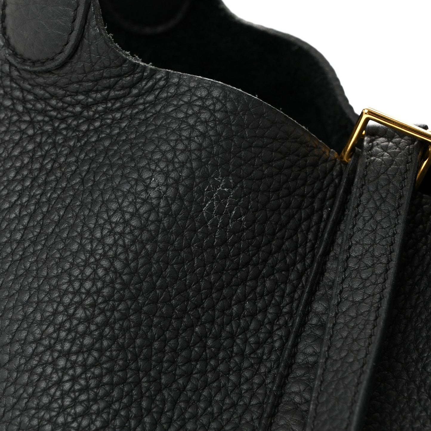 Taurillon Clemence Picotin Lock 22 MM Black