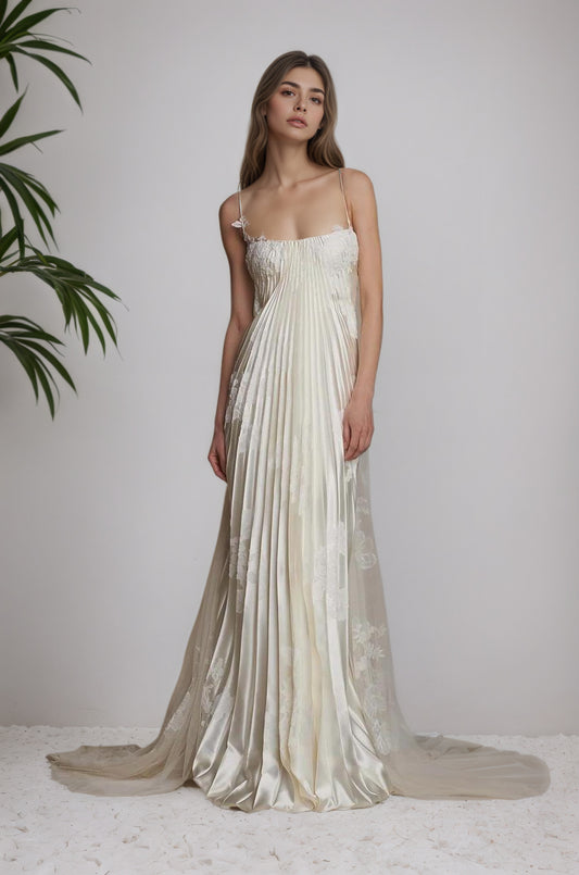 Fashion Chic Spaghetti Straps Prom Dress