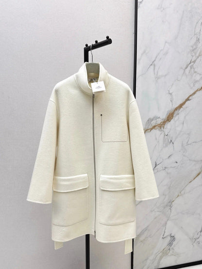 HERMES 25S STAND-COLLAR ZIP-UP JACKET 036