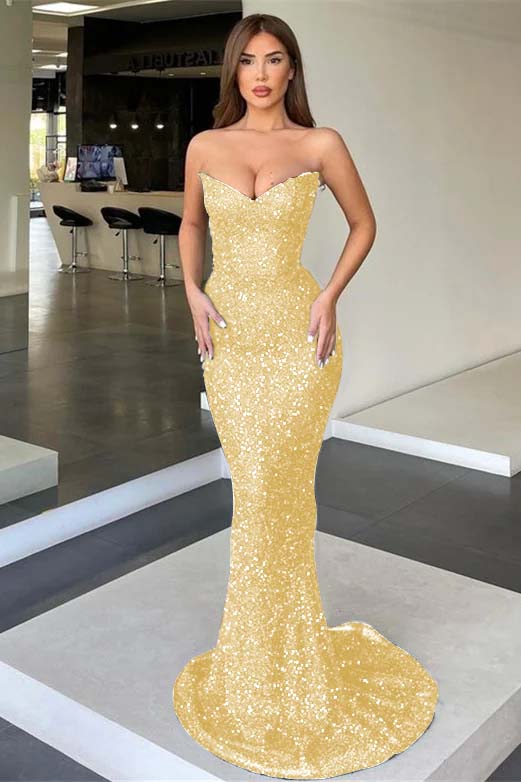 Sexy Long Sleeves Mermaid Prom Dress Black Online
