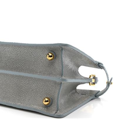 Stingray Shiny Nappa Petite Peekaboo I SEE U Satchel Anice