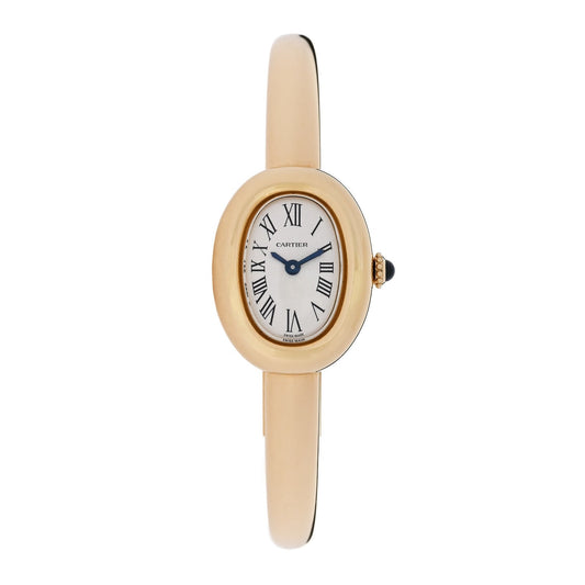 18K Yellow Gold 19mm Baignoire Quartz Watch