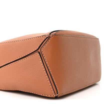 Calfskin Mini Puzzle Bag Tan