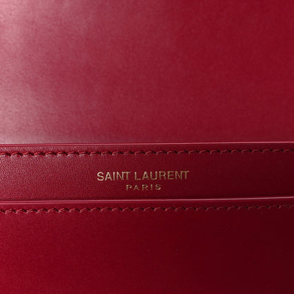 Box Calfskin Mini Voltaire Shoulder Bag Burgundy