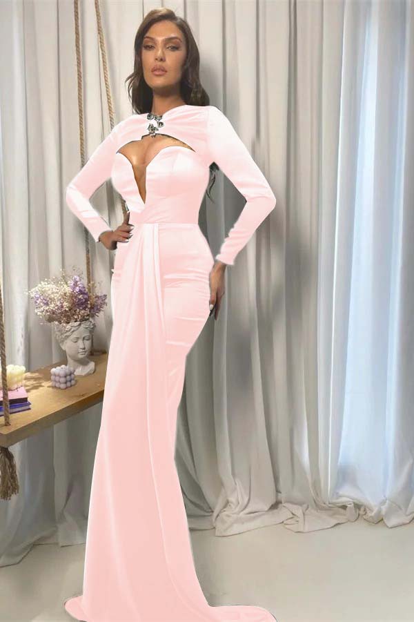 Sweetheart Mermaid Evening Dress Court With Cap Sleeves