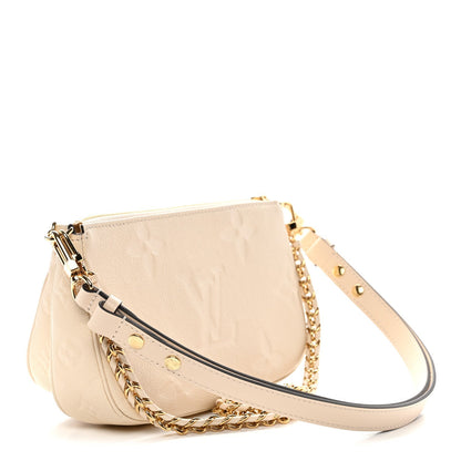 Empreinte Monogram Giant Multi Pochette Accessories Cream