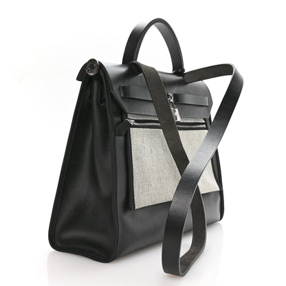 Toile H Berline Vache Hunter Herbag Zip PM 31 Black Ecru