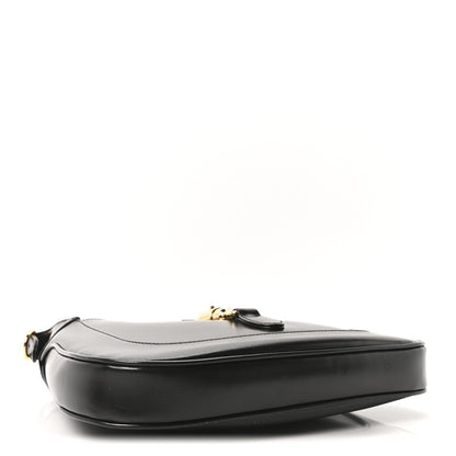 Boarded Dyana Lux Calfskin Small Jackie 1961 Hobo Black