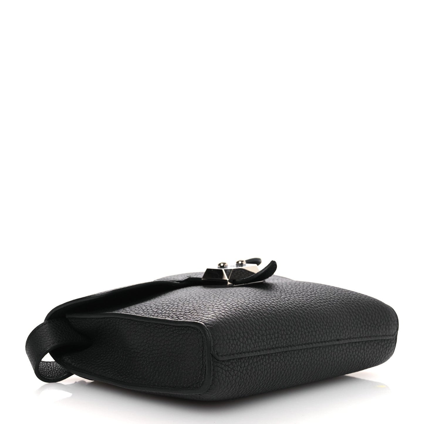 Togo Laque Sac A Depeches 21 Messenger Bag Black Bleu France