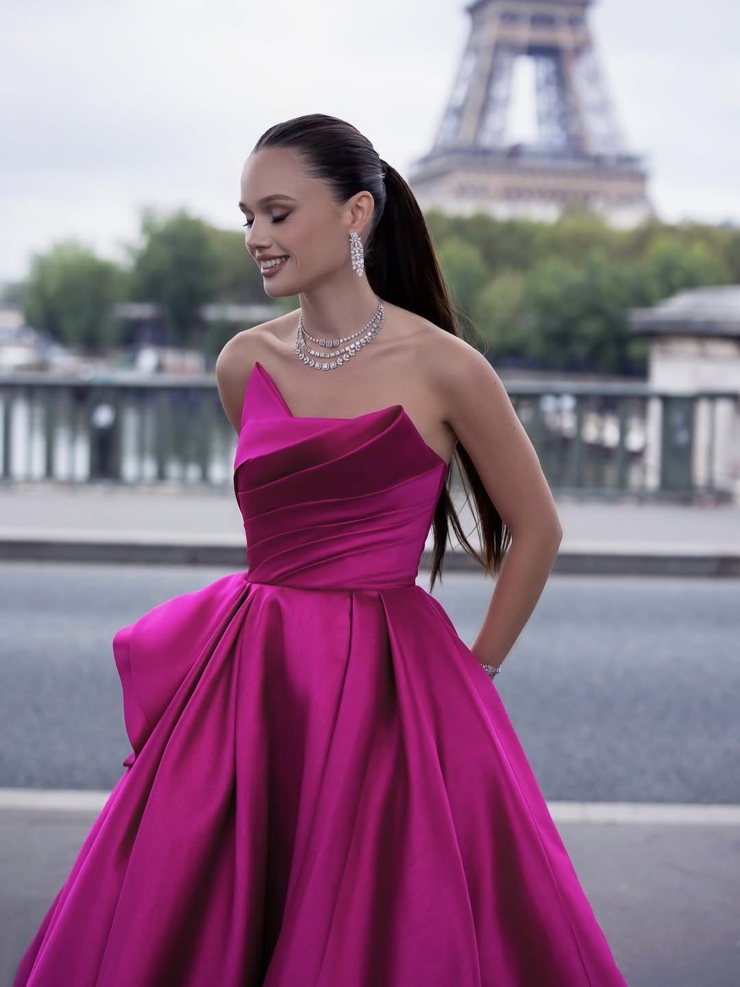 Elegant Sleeveless Square A Line Long Prom Dress With Pleated