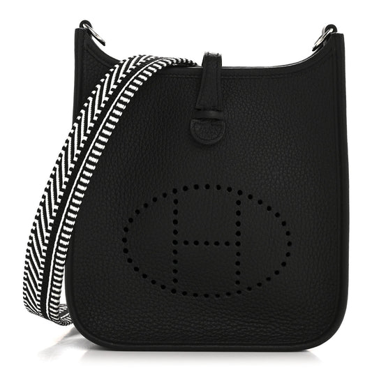 Taurillon Clemence Amazone Sangle Cavale Evelyne TPM Black White