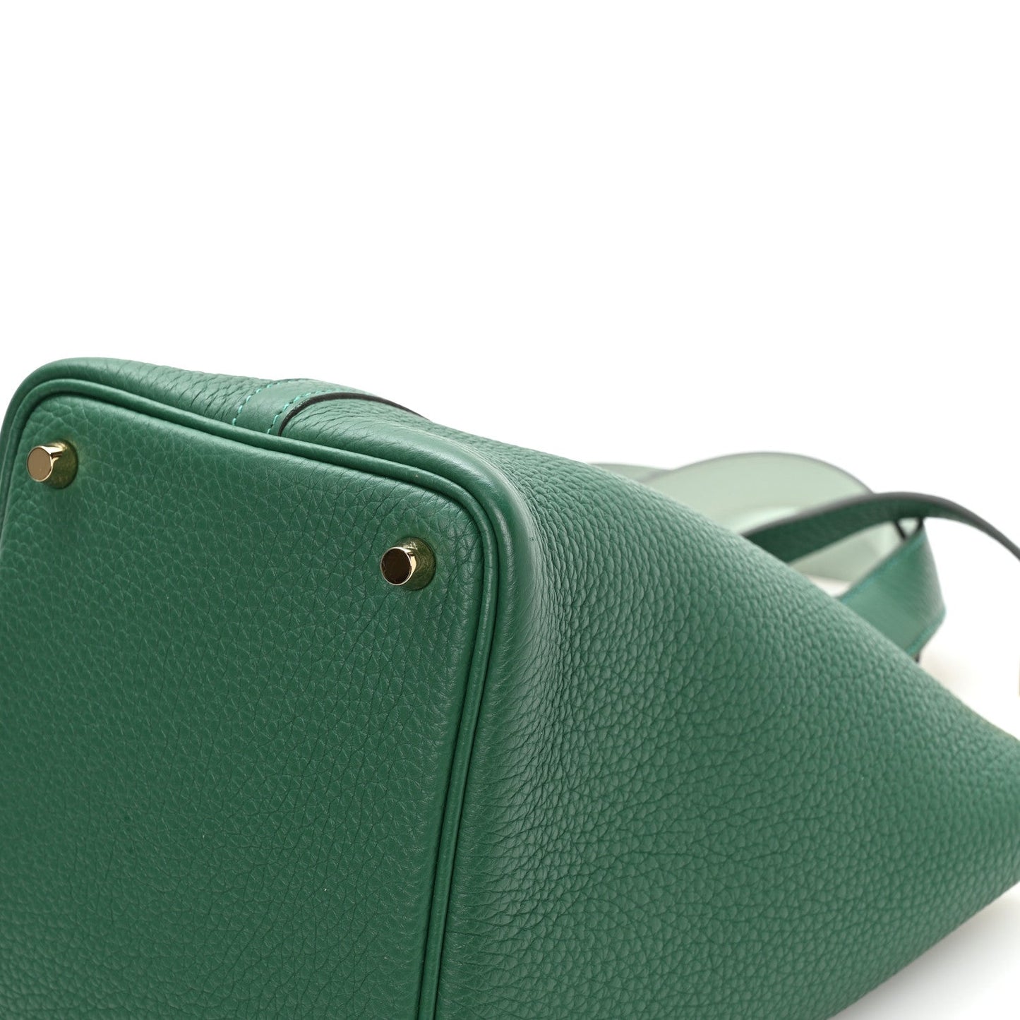 Taurillon Clemence Swift Eclat Picotin Lock 18 Vert Moyen Vert Peppermint