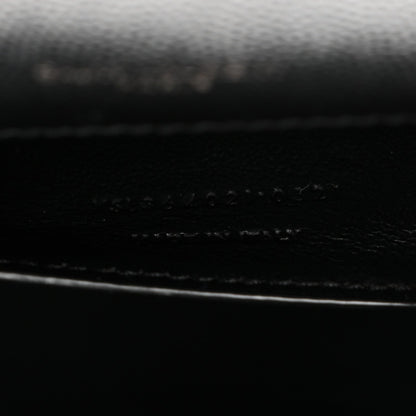Grain De Poudre Medium Classic Monogram Monochrome Kate Satchel Black