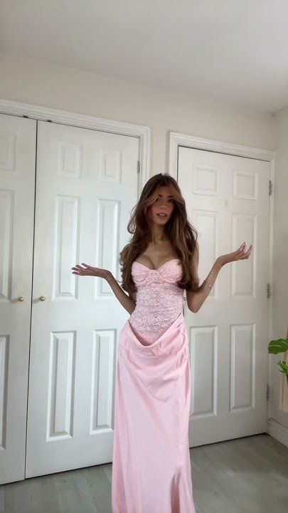 Pink Prom Dress Formal Dress Long Evening Party Dresses SH4311