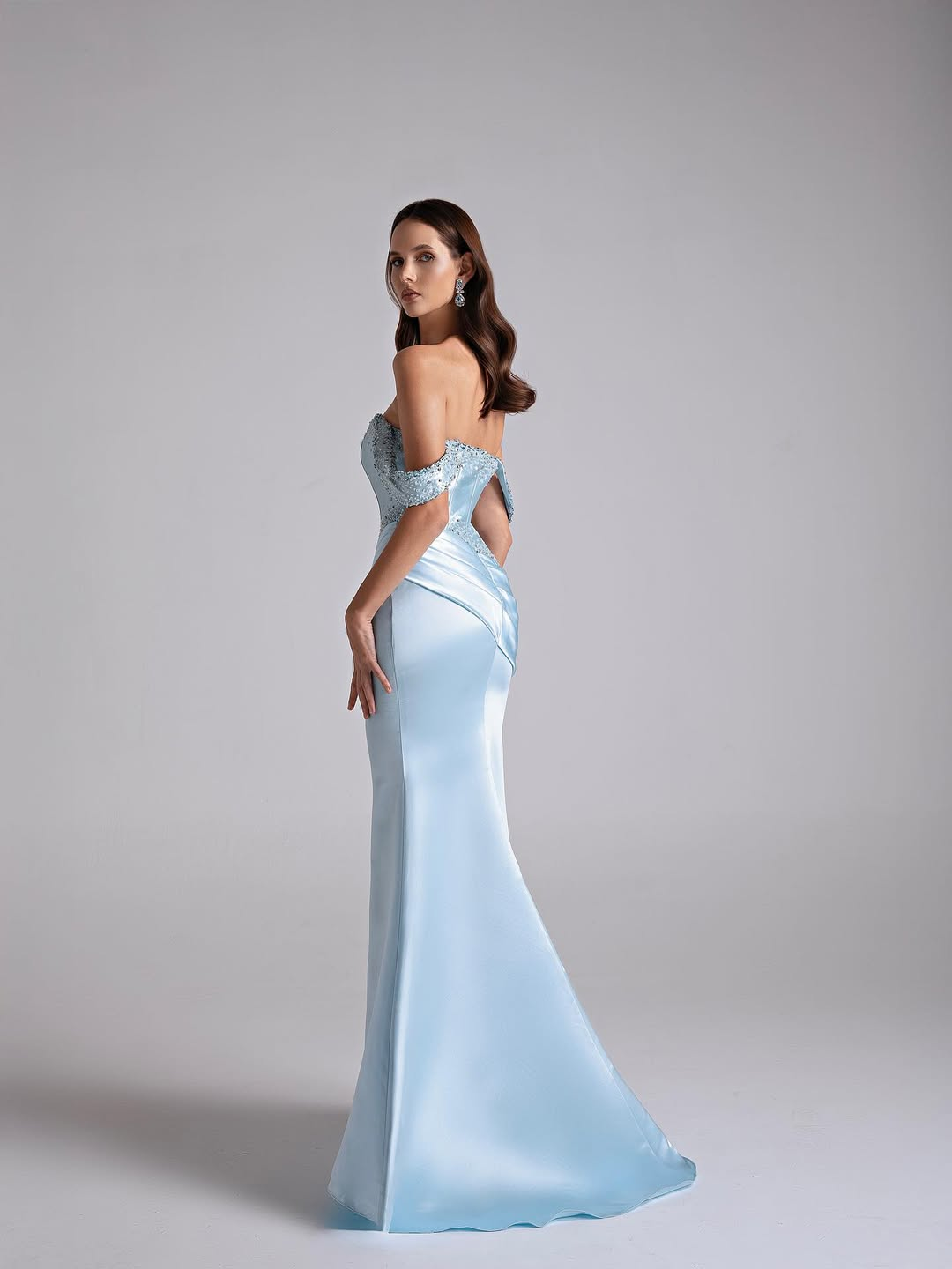 Sleeveless Sweetheart Strapless Off Shoulder A Line Long Prom Dress With Beading