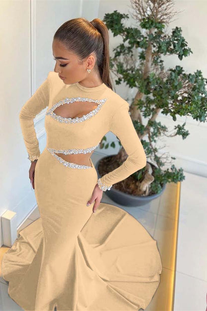 Amazing Black Mermaid Evening Dress With Appliques For Party
