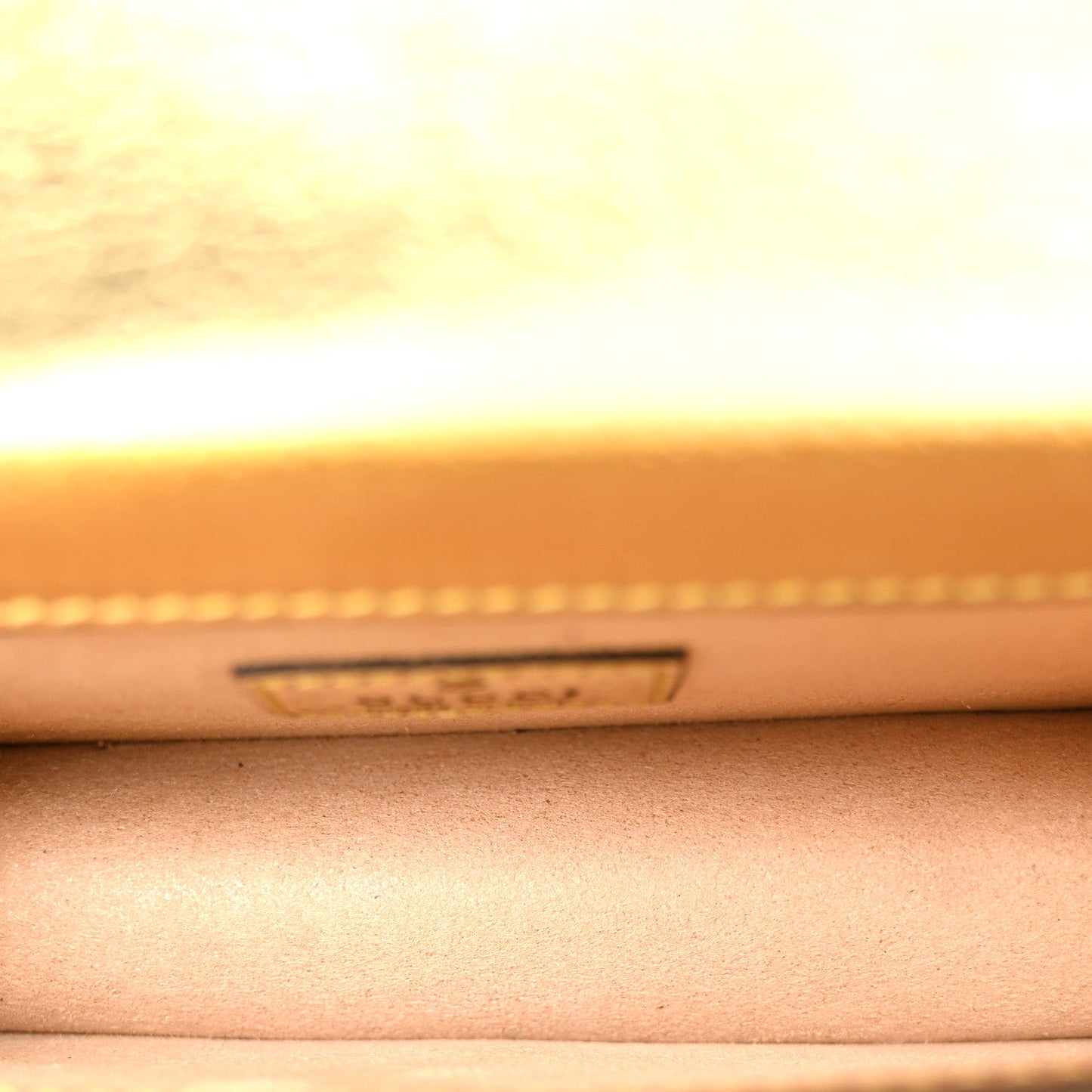 Metallic Calfskin Super Mini Dionysus Shoulder Bag Gold