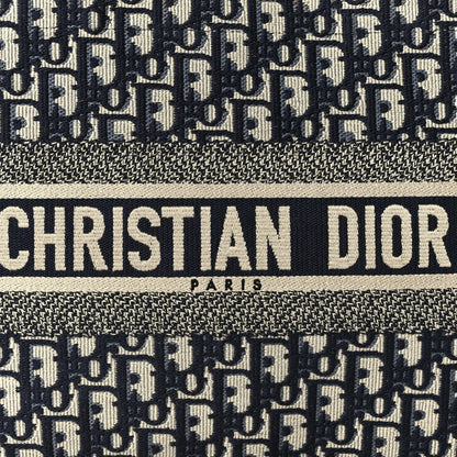 Oblique Medium Book Tote Blue Multicolor