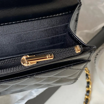 CHANEL  Handbag AP3240 GP Black Size 19 cm