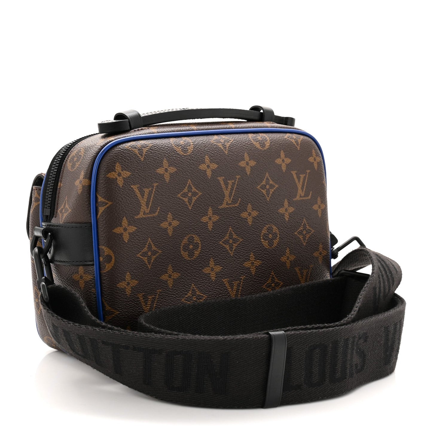 Monogram Macassar S Lock Messenger Blue