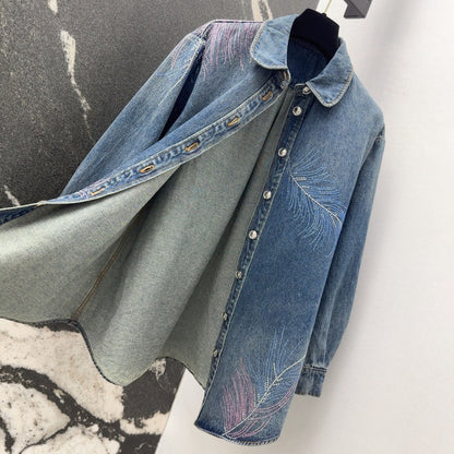 CC 25 Diamond Denim Set Blue Cotton
