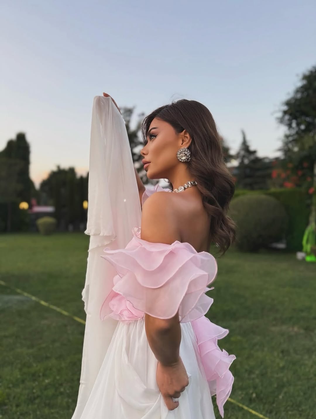 Chic Sleeveless Off Shoulder A Line Long Prom Dress With Pleated