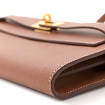 Evercolor Kelly Wallet To Go Gold