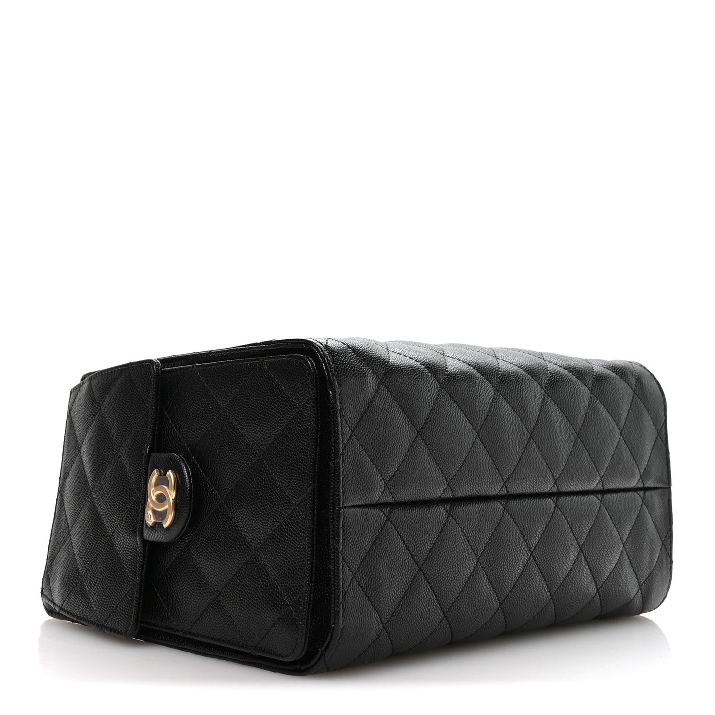 Caviar Quilted Small Chanel 25 Handbag Black