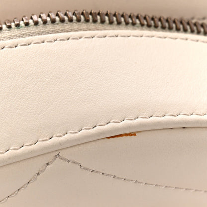 Calfskin Matelasse GG Marmont Dome Backpack White