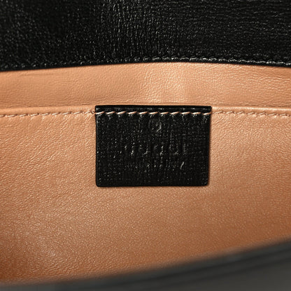 Textured Calfskin Torchon GG Broadway Envelope Clutch Black