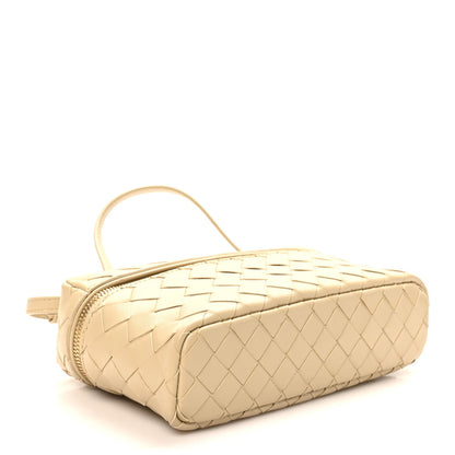 Calfskin Intrecciato Bang Bang Vanity Case Ecru