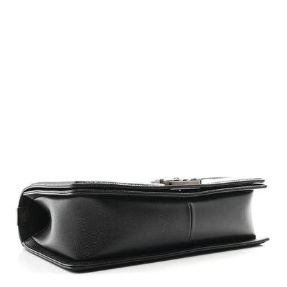 Caviar Quilted New Medium Boy Flap Black