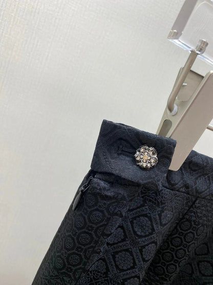 CHANEL 25S STRAIGHT WIDE-LEG PANTS STYLE 155
