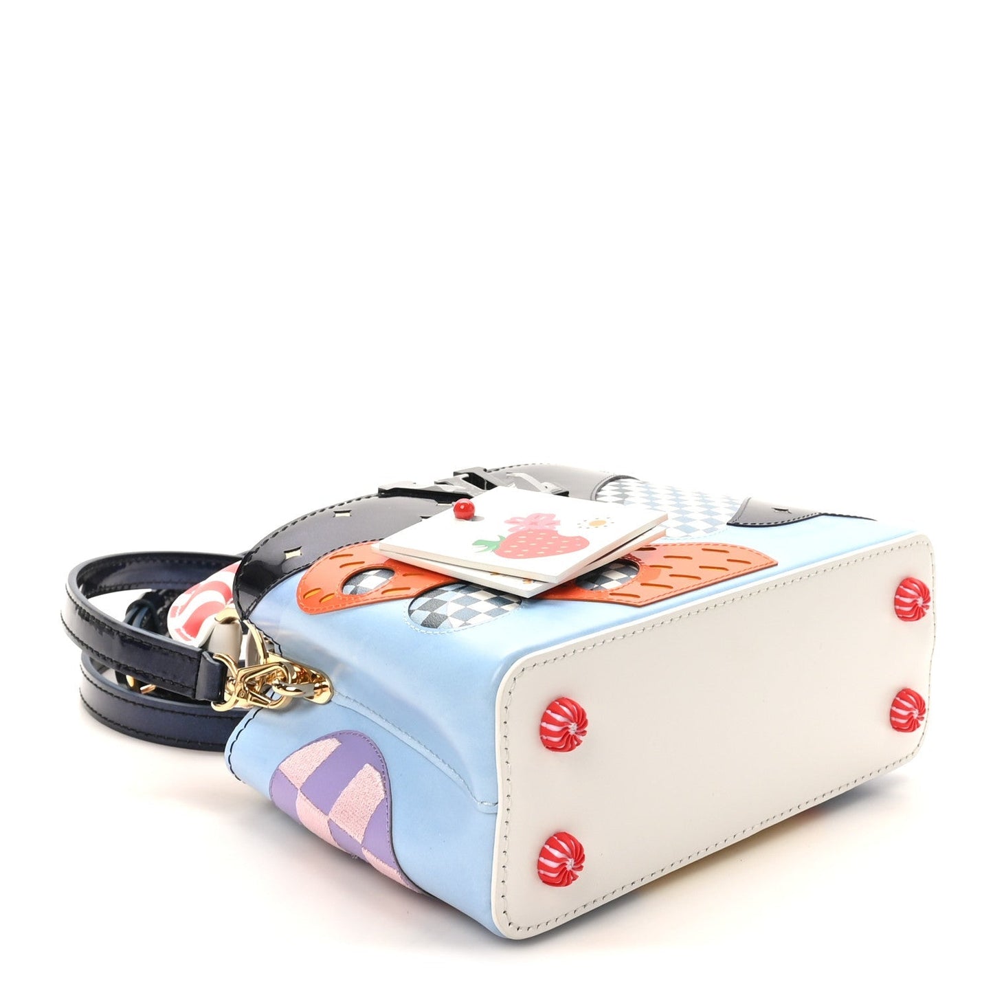 LV X ZIPING WANG Calfskin Patchwork Mini Artycapucines Multicolor