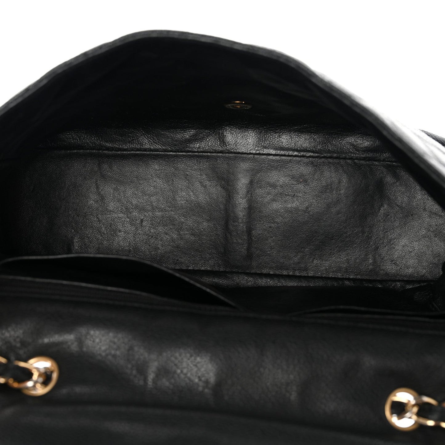 Caviar Quilted Jumbo Single Flap Black