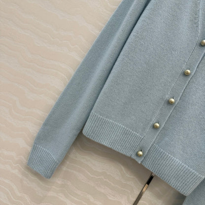 Dior 2025 Cardigan Blue Cashmere