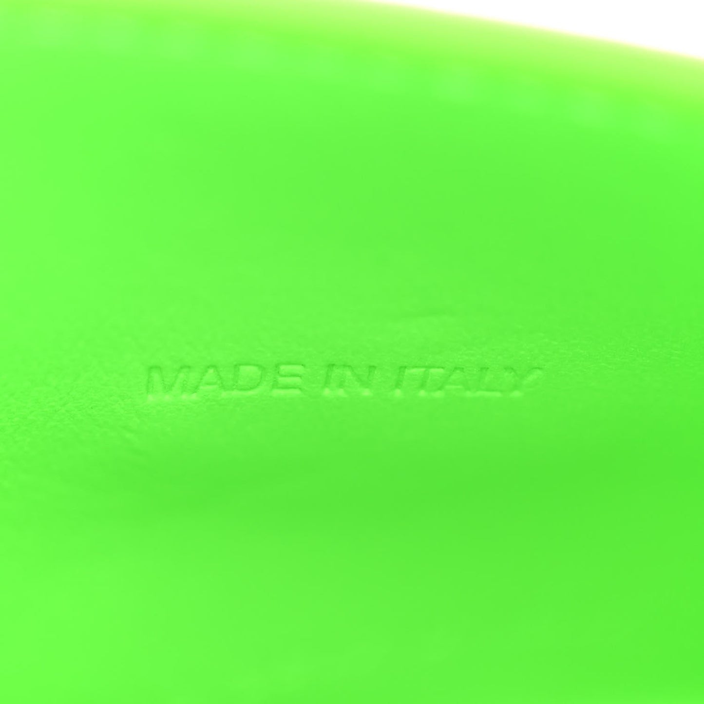 Shiny Box Calfskin Hourglass Top Handle Bag XS Fluo Green