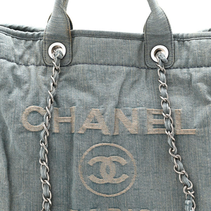 Denim Medium Deauville Tote Light Blue